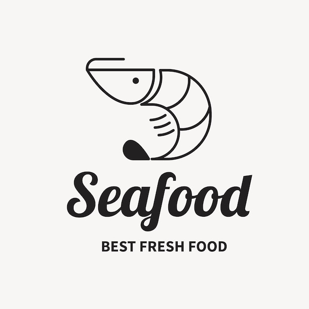 Restaurant logo, food business template for branding design vector