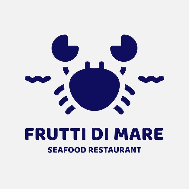 Vettore gratuito ristorante logo modello