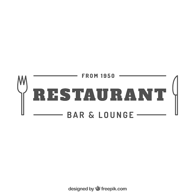 Ресторан логотип