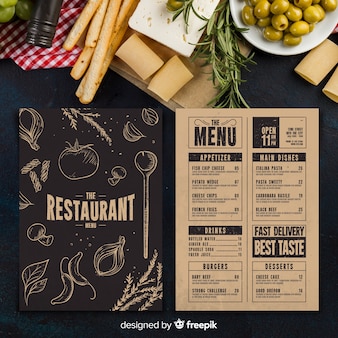 Restaurant menu template