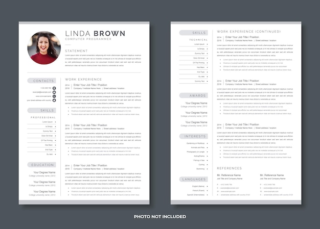 Resume template