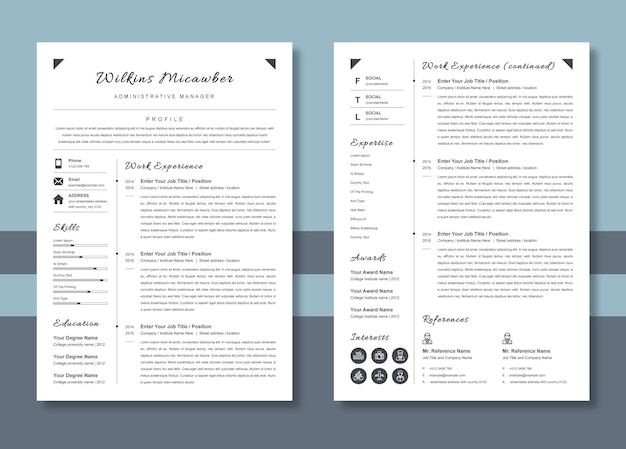 Resume template