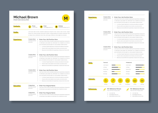 Resume template