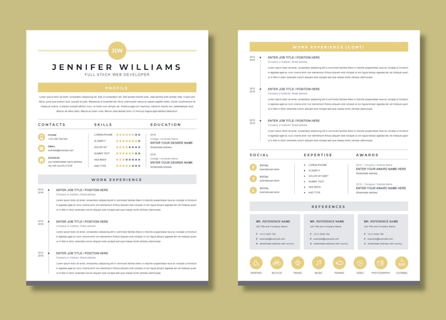 Resume template