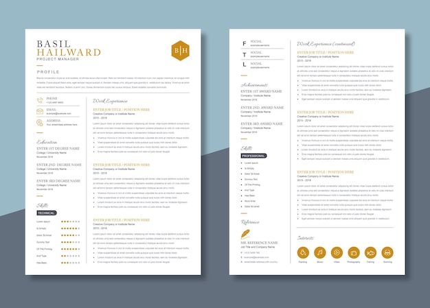 Resume template