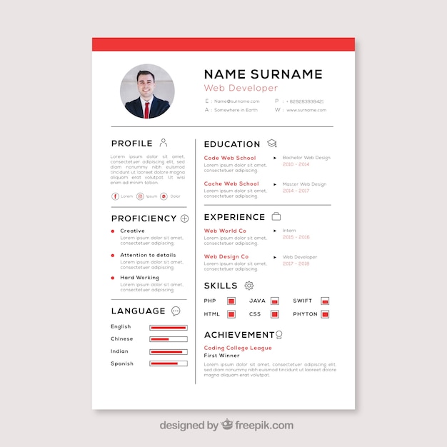 Resume template