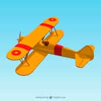 Free vector retro airplane