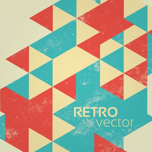 Free vector retro background design