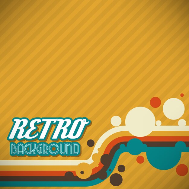 Retro background design