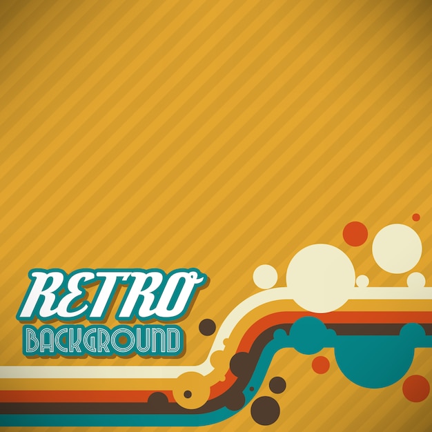 Retro background design