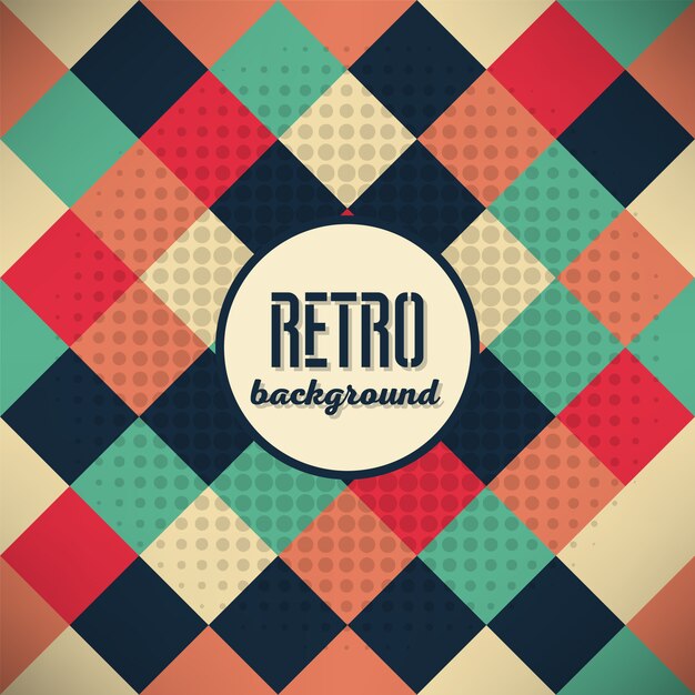 Retro background design