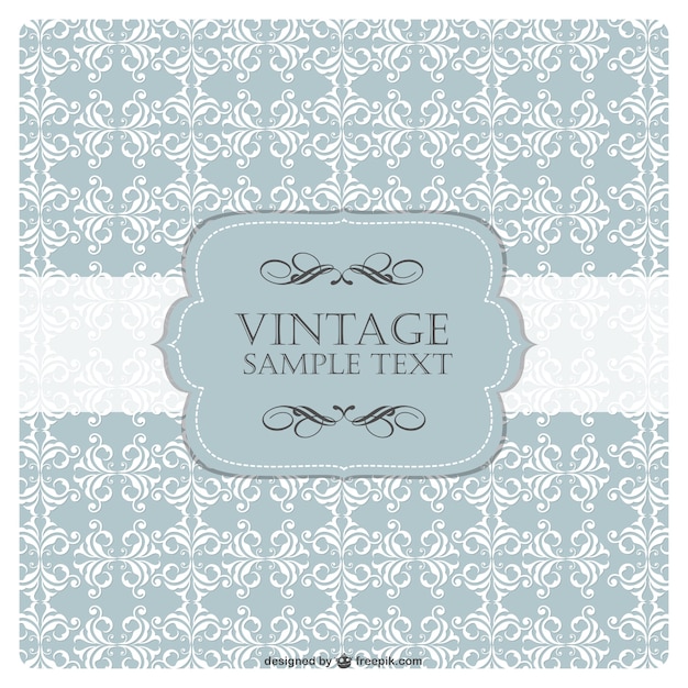 Retro background frame vector