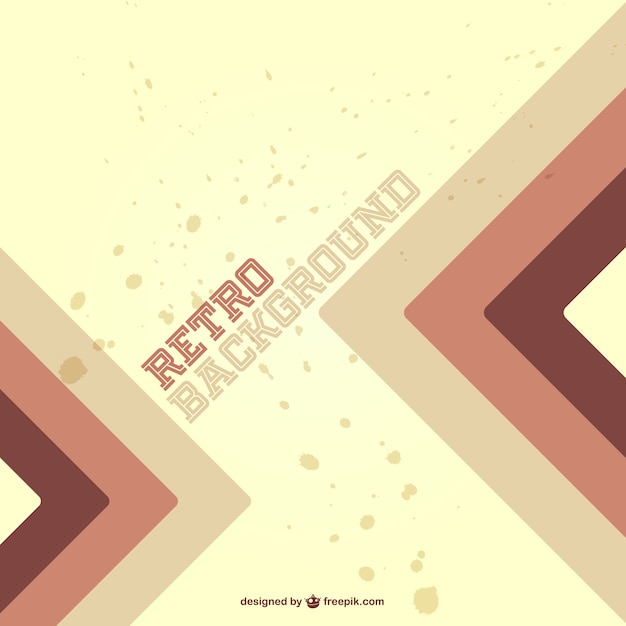 Free vector retro background with red lines