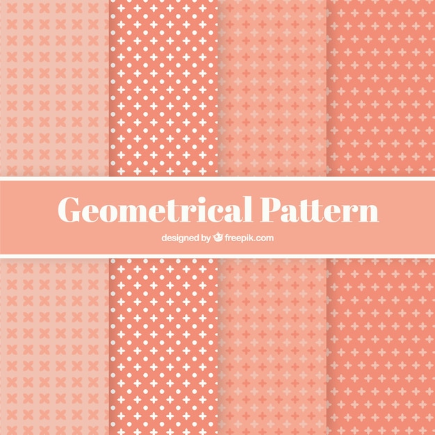 Free vector retro beautiful patterns