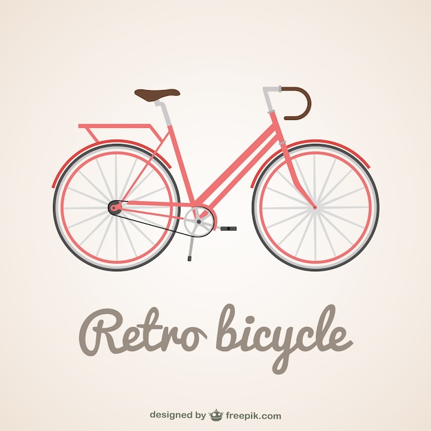 Retro bicycle background