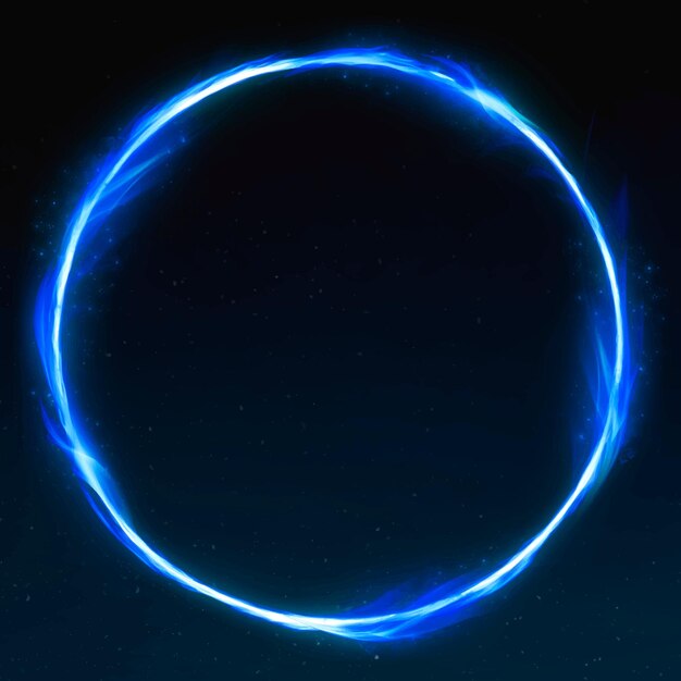 レトロな青い円の火枠