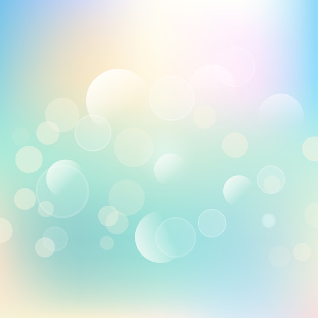 Free Vector retro bokeh lights background 
