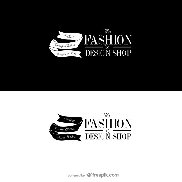 Retro business logo template