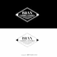 Free vector retro business logotype