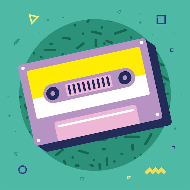 Retro cassette music