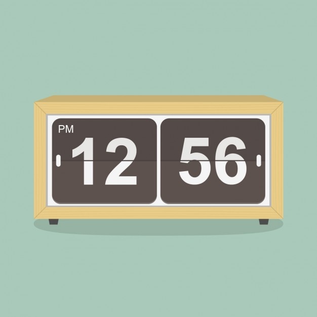 Free Vector retro clock design