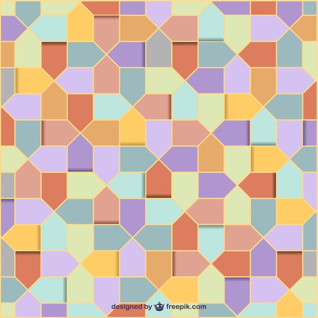 Retro colored pattern 