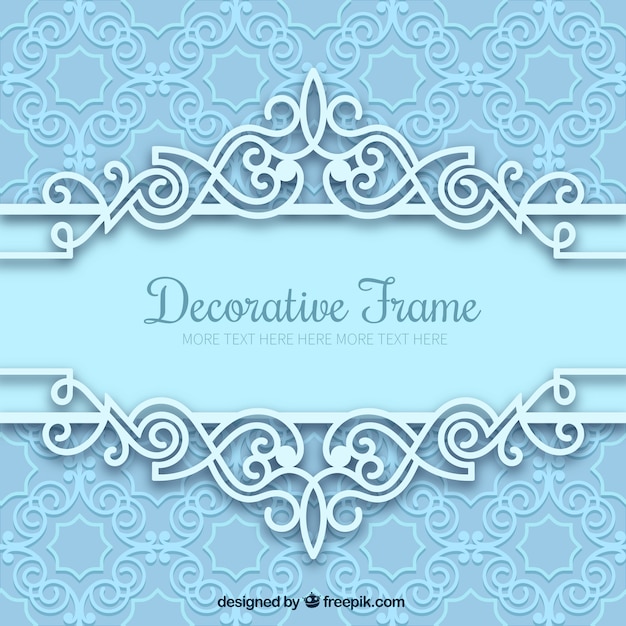 Retro decorative frame