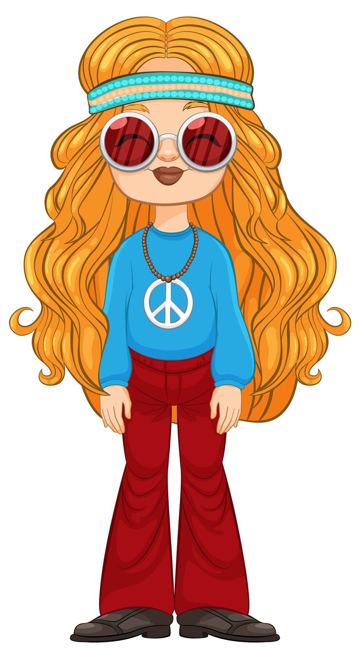 मुफ़्त वेक्टर retro fashion girl in vector style