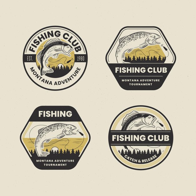 Hunting Fishing Logo - Free Vectors & PSDs to Download