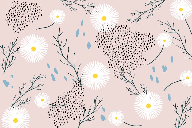 Retro floral  pattern