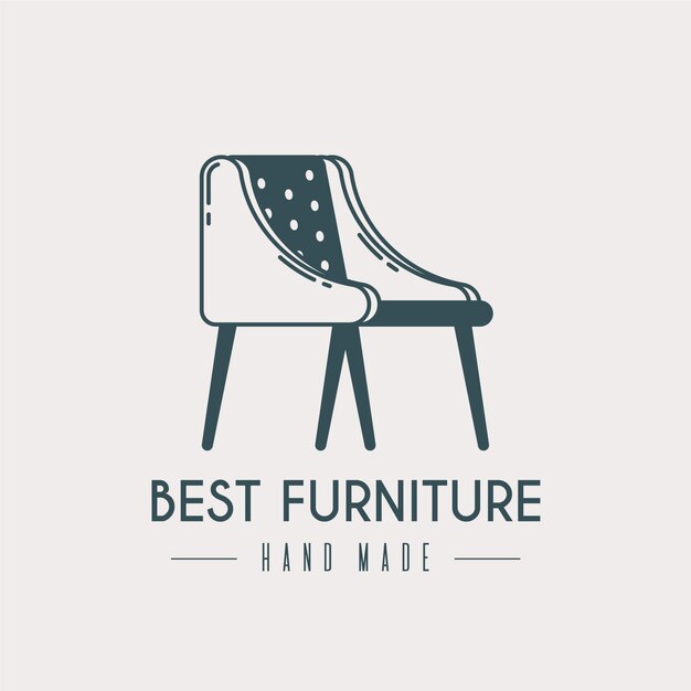 レトロな家具のロゴ