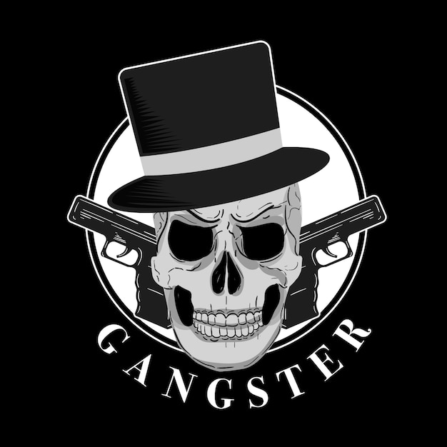 Free vector retro gangster character