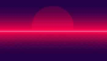 Free vector retro gradient background in linear style