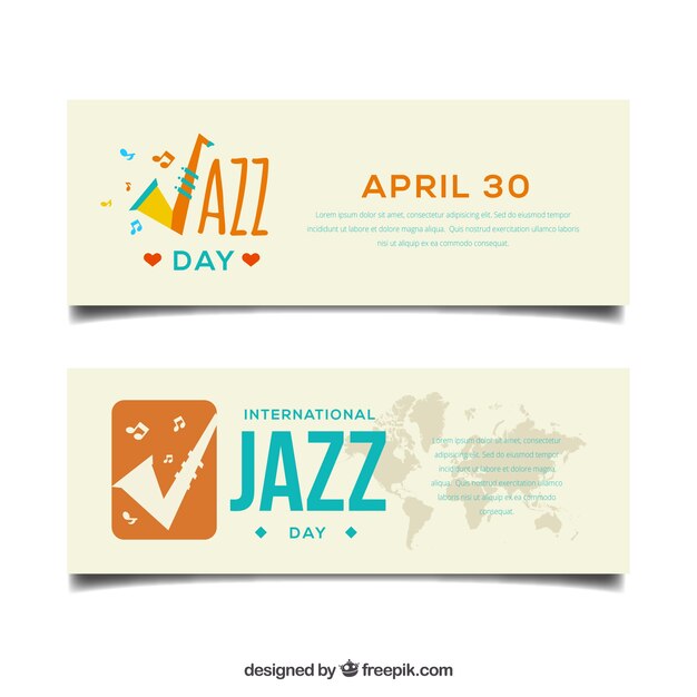 ジャズ・バナーのレトロ国際日
