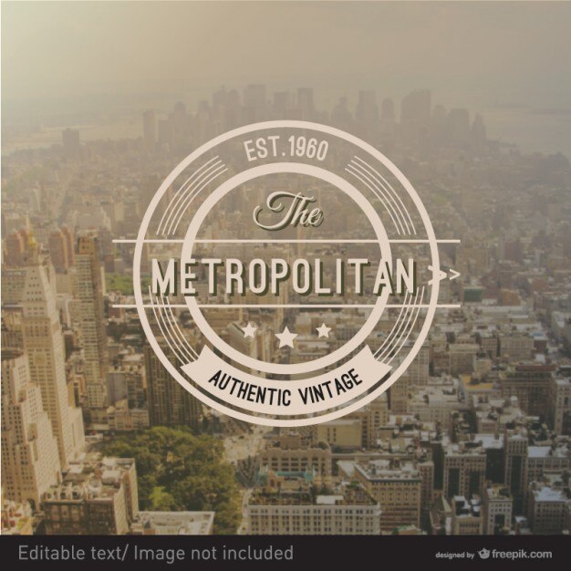 Free Vector retro label design art