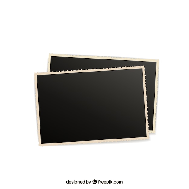 Retro photography frame