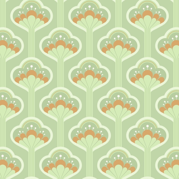 Retro renew  pattern illustration