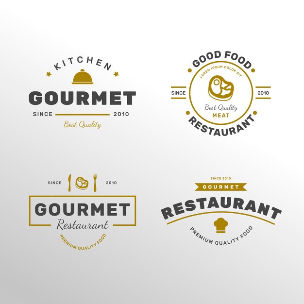 Retro restaurant logo