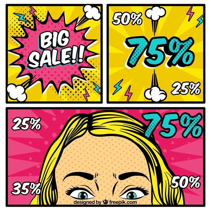 Free Vector retro sale banners collection