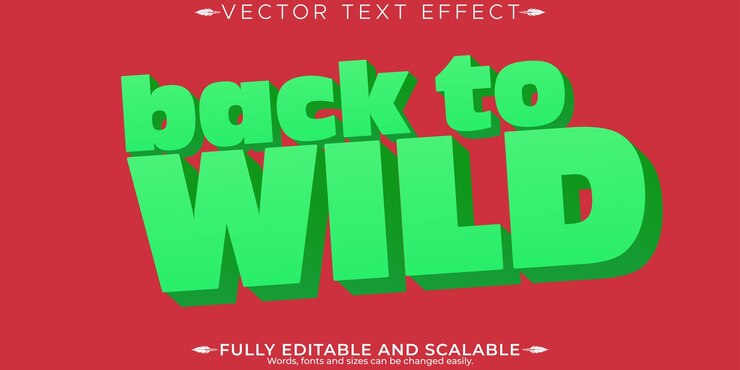 무료 Vector 레트로 스티커 텍스트 효과 편집 가능한 70년대 및 80년대 텍스트 스타일x9