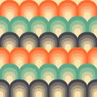 Free vector retro styled wallpaper design background 0911