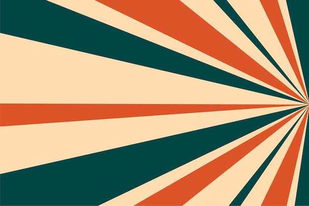 Free Vector | Retro sunburst rays background