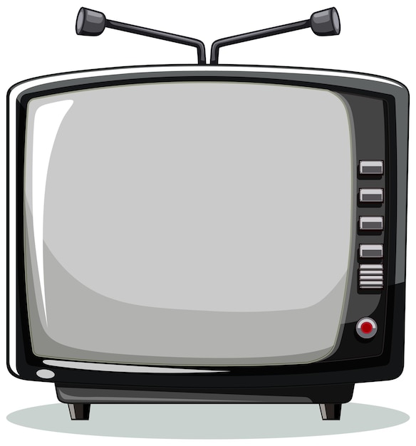 Free vector retro television set illustration