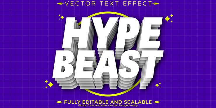 Free Vector retro vintage text effect editable 70s and 80s text style