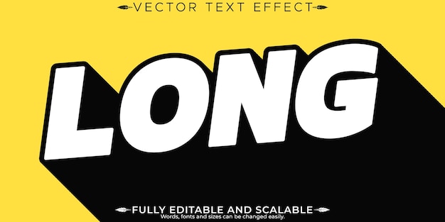 Бесплатное векторное изображение Ретро-винтажный текстовый эффект, редактируемый в стиле текста 70-х и 80-х годов