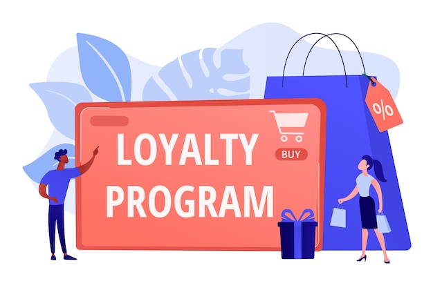 Rewards scheme for customers. marketing strategy. clients attraction