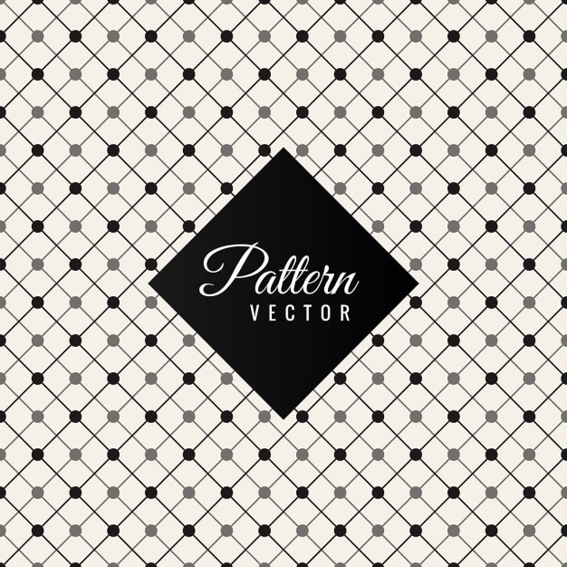 Free Vector rhombus and dots pattern