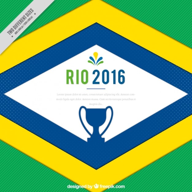 Free vector rio 2016 background