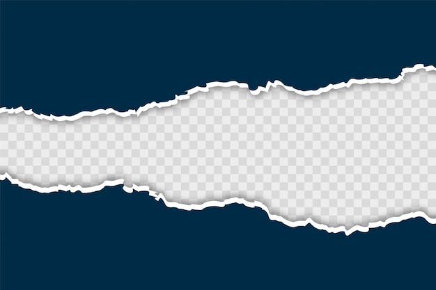 無料ベクター 破れた紙の端の背景を取り除いた