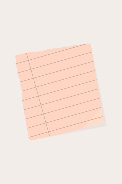 Ripped paper note background